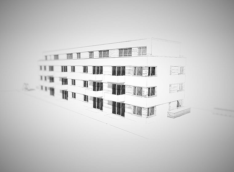 Architekt Hamburg Jacobsen Neubau Mehrfamilienhaus