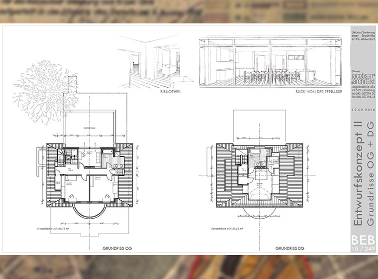 Architekt Hamburg Erweiterung/Sanierung Stadtvilla