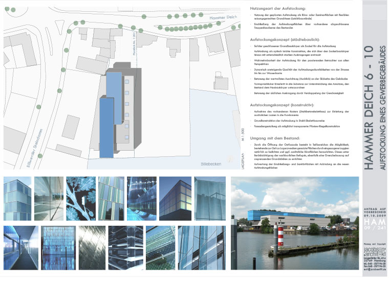 Architekt Hamburg Aufstockung Gewerbegebäude