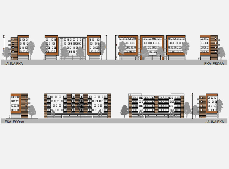 Architekt Hamburg Umbau/Neubau Wohnungsbau und Geschäftshaus